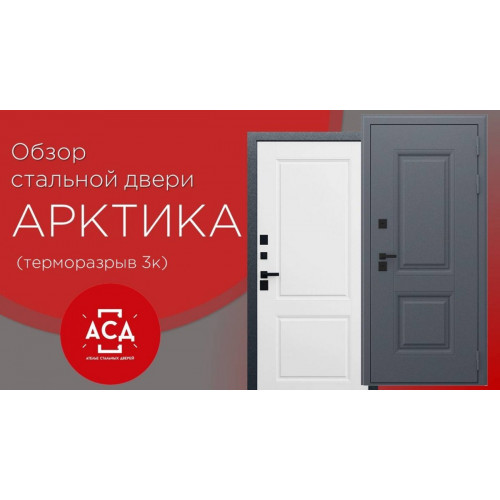Обзор стальной двери с терморазрывом Арктика
