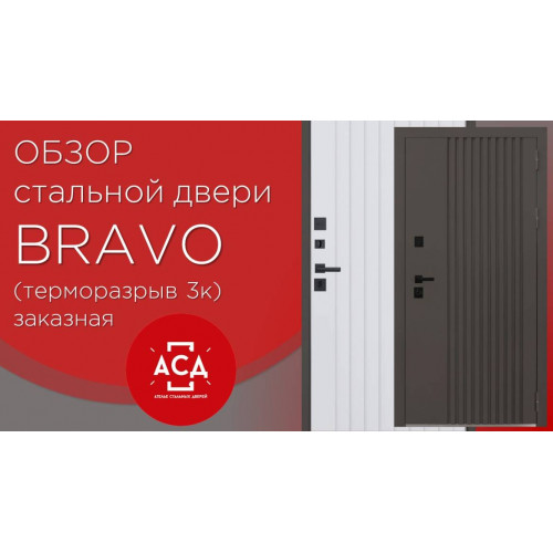 BRAVO заказная стальная дверь с терморазрывом