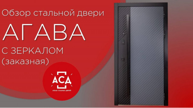 Заказная дверь Агава с зеркалом. Видеообзор