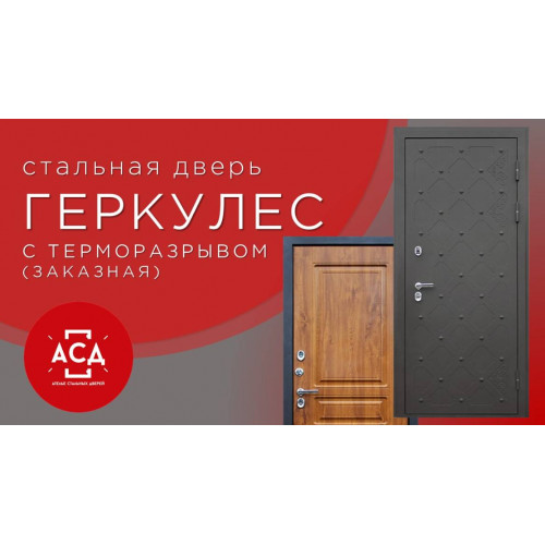 Стальная дверь "Геркулес" (терморазрыв 3к). Заказная модель